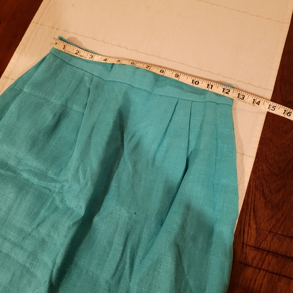 80s Vintage Linen Skirt - Picture 4 of 6